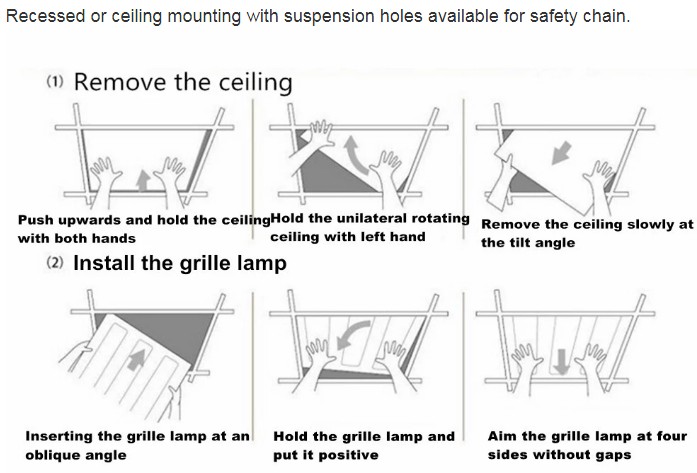 T5 LED Louver Light Fixture Model: MDL-SF9