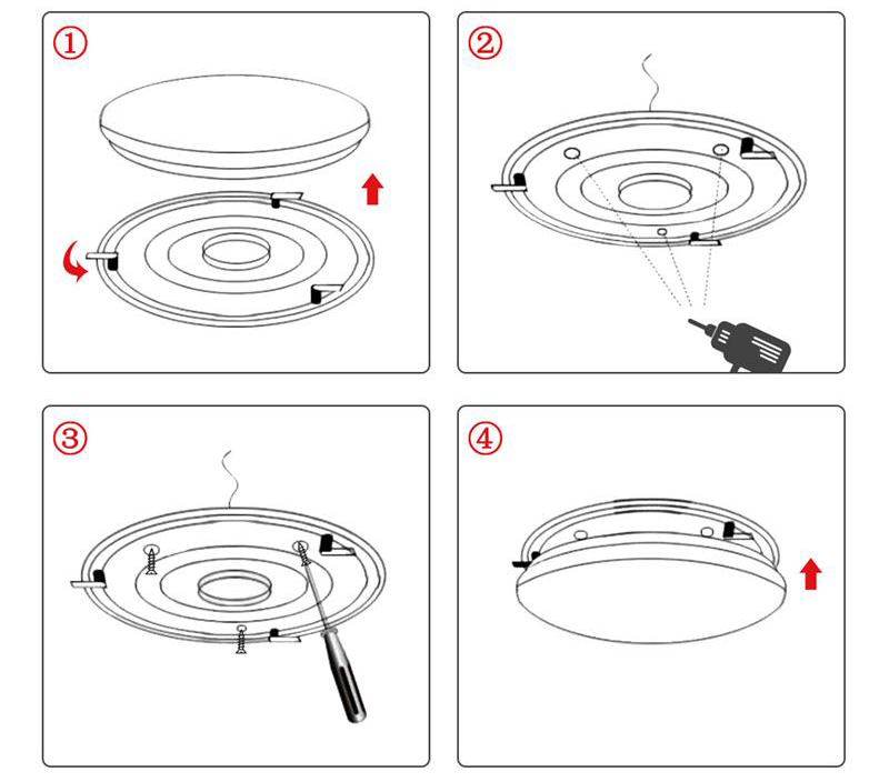 Waterproof LED Celing Light Model: MDL-CL12