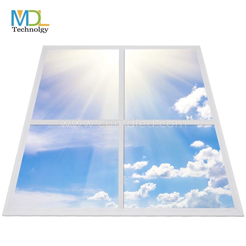 Frameless Panel Light Picture Office Frame 3D Photo Blue Sky Ceiling  Wallpaper Artificial Cloud Virtual