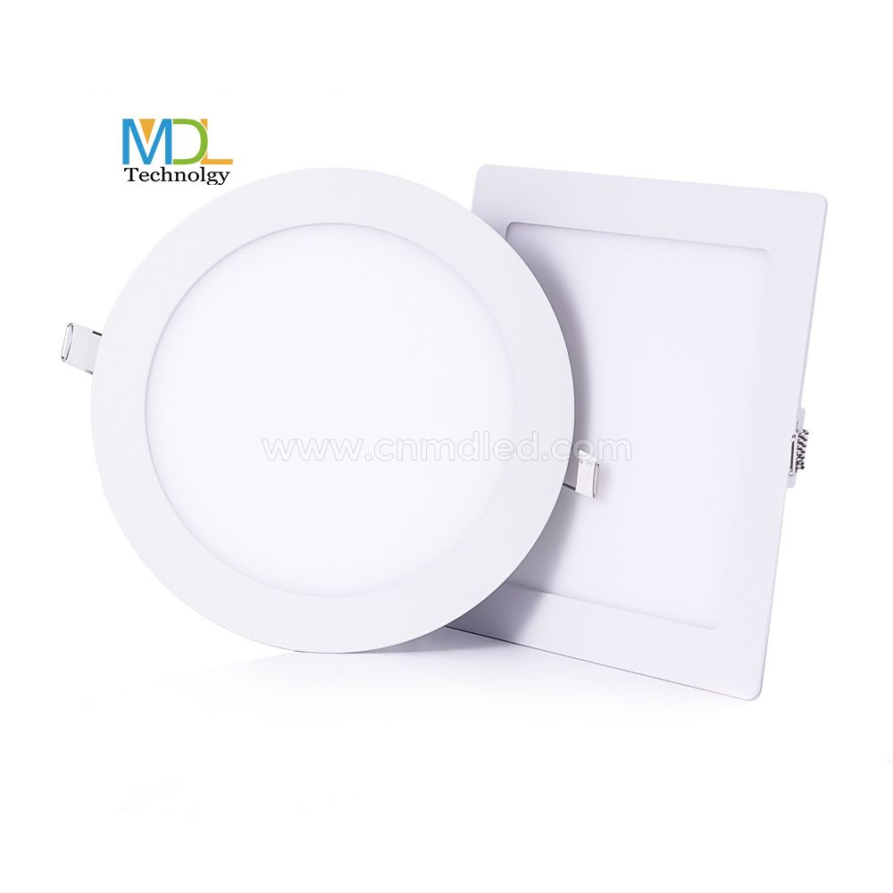 LED Recessed Light Panel Ceiling Down Light Ultra Slim Round & Square Flat Panel 