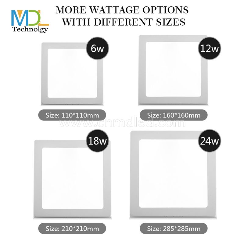 MDL Surface Mounted LED Panel Light Model: MDL-TL