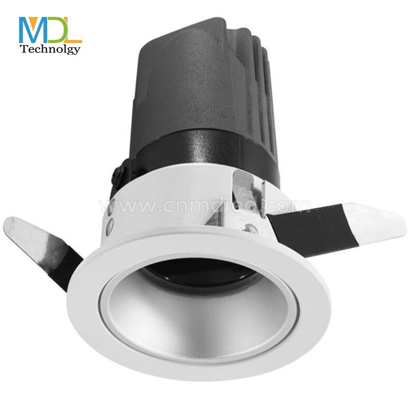 MDL Meeting Room Anti-Glare COB LED Recessed Downlight Beam Angle Adjustable Tiltable Downlight Model: MDL-RDL24