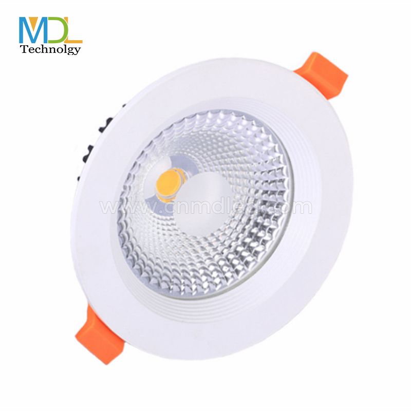 MDL COB LED Warm White Downlight Spot Light Living Room Washroom Office Anti-glare Recessed Ceiling Light Model: MDL-RDL12
