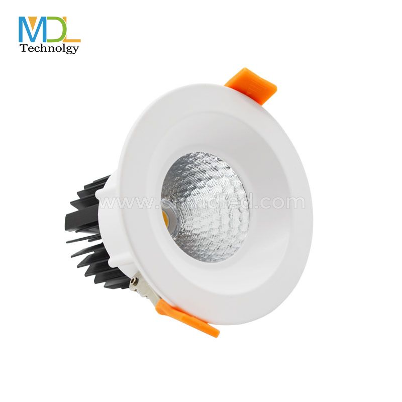 MDL LED Matt White Round Fixed Recessed Downlight Model: MDL-RDL16