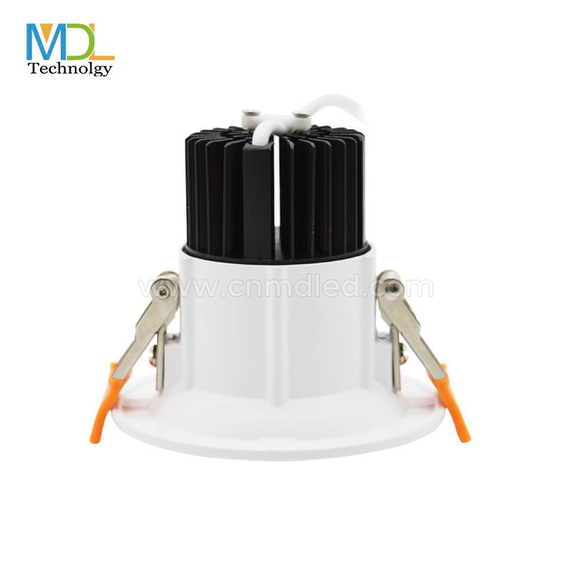 MDL LED Matt White Round Fixed Recessed Downlight Model: MDL-RDL16