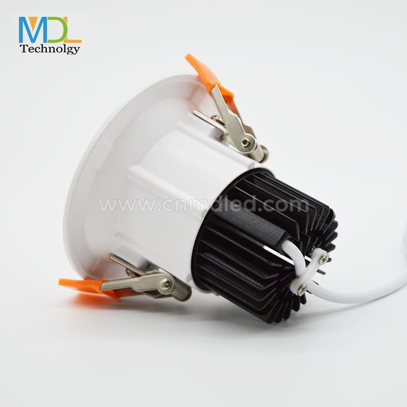 MDL LED Matt White Round Fixed Recessed Downlight Model: MDL-RDL16