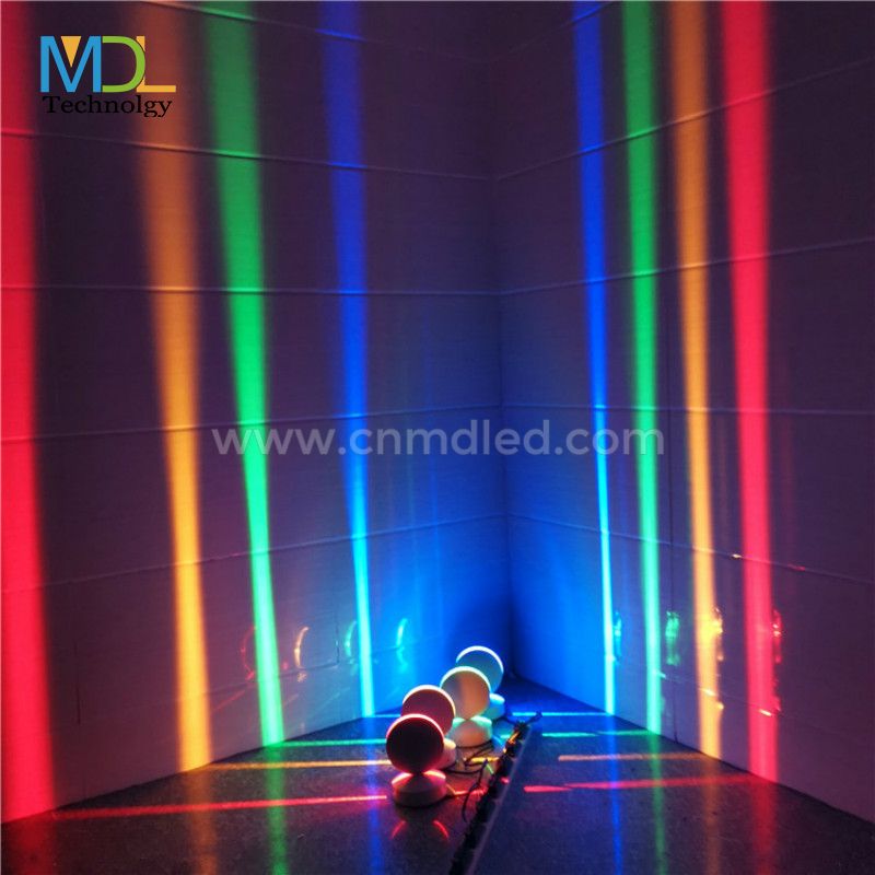 MDL Round Shape 9w Led Wall Light 360 Degree Adjustable Wall Lamp For Window Frame Wall Ktv Hotel Bar Corridor Model: MDL-LWLA