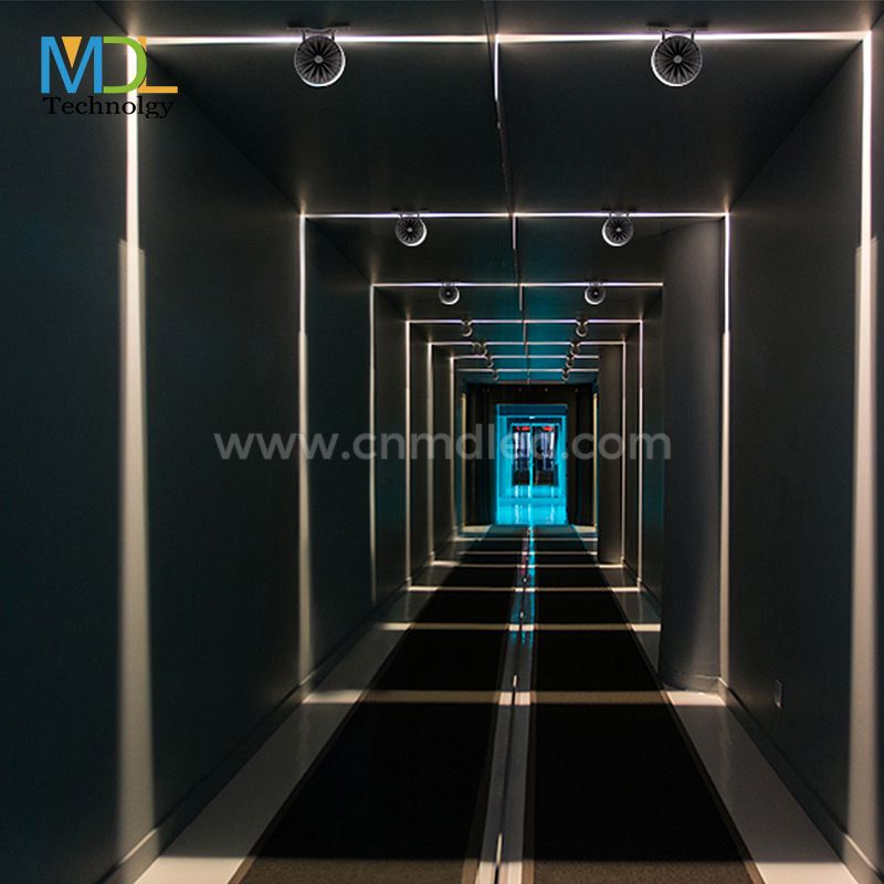 MDL 180 Degree 9W LED Wall Window sill lights Frame Wall KTV Hotel Bar Corridor Model: MDL-LWLD