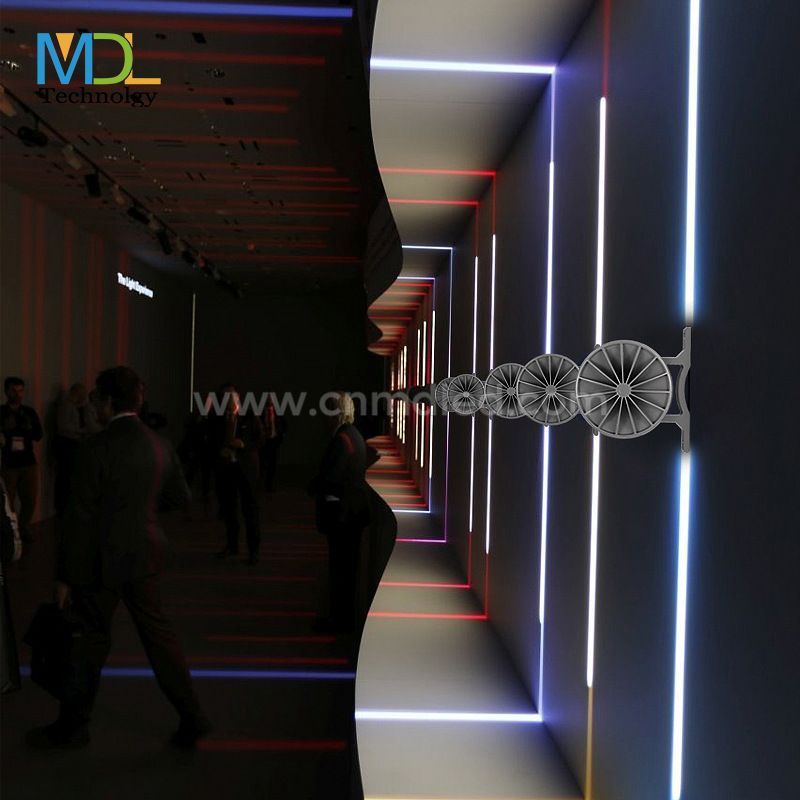 MDL LED Window Light, Corridor Garage Door Frame Lighting, 9w 3000k-6500k Model: MDL-LWLF