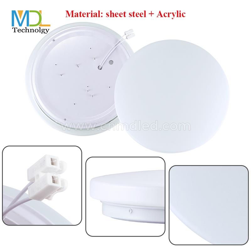 MDL IP20 Round LED Ceiling Light for Office, Bedroom, Living Room, Corridor, Stairwell Model: MDL-CL7