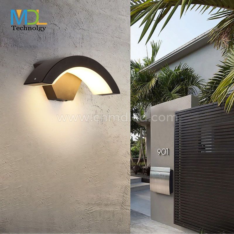MDL LED Outdoor Waterproof  Walkway Front Door Garden Porch Wall Light Motion Sensor Wall Light Model:MDL-OWL3