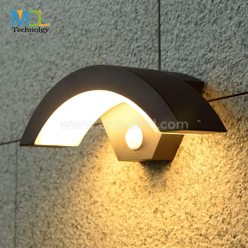 MDL LED Outdoor Waterproof  Walkway Front Door Garden Porch Wall Light Motion Sensor Wall Light Model:MDL-OWL3