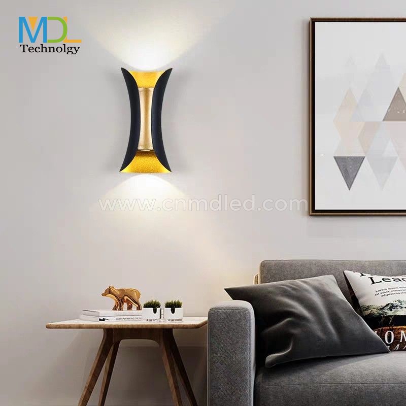 MDL  IP65 Waterproof Wall Light Curve Shape Up & Down Aluminum Wall Light Model:MDL-OWL9