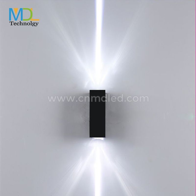 MDL Waterproof Cube Metal Wall Sconce Light Minimalism Black Model:MDL- OWLA