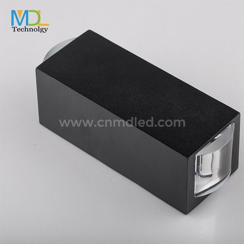 MDL Waterproof Cube Metal Wall Sconce Light Minimalism Black Model:MDL- OWLA