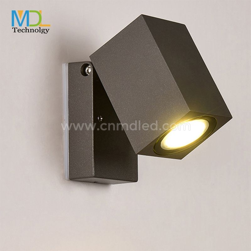 MDL Outdoor Waterproof IP65 Porch Garden Up and Down Wall Lamp Sconce Balcony Terrace Decoration Adjustable Lighting Lamp MDL- OWLB