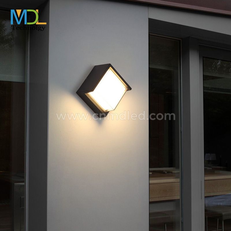MDL Corridor Balcony Waterproof Sconce Creative Aluminum And Glass Backyard Exterior Light MDL- OWLH