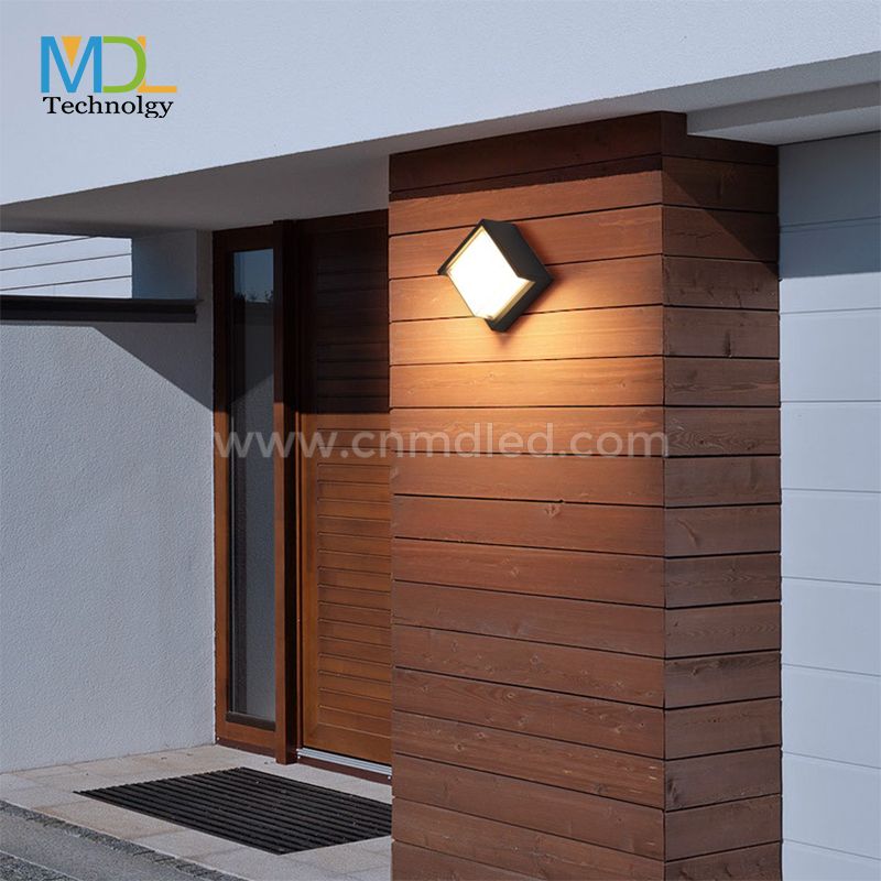 MDL Corridor Balcony Waterproof Sconce Creative Aluminum And Glass Backyard Exterior Light MDL- OWLH