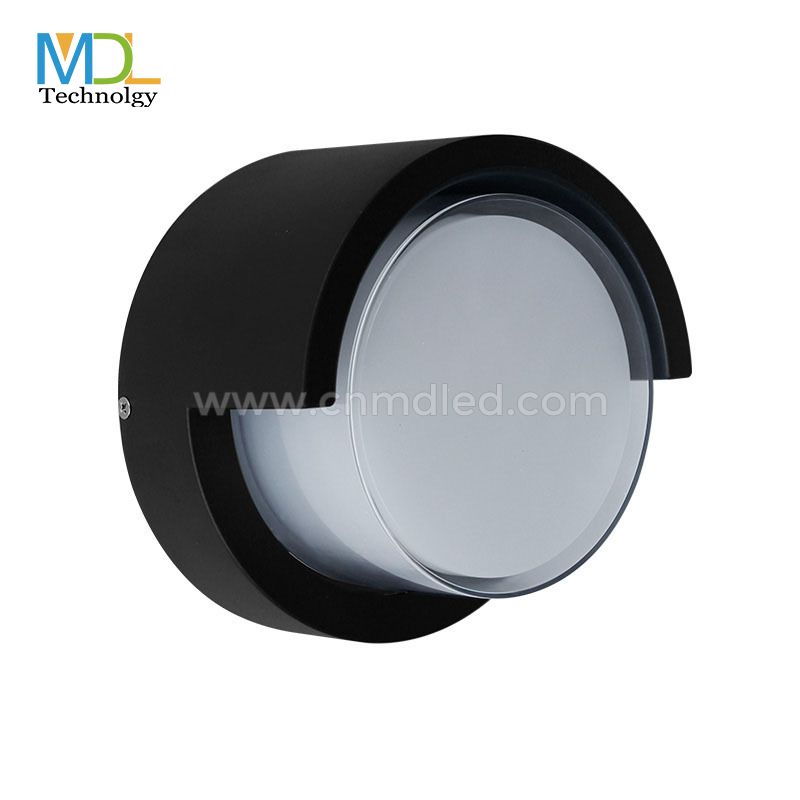 MDL Round Home Corridor Balcony Waterproof Sconce Creative Aluminum And Glass Backyard Exterior Light MDL- OWLI