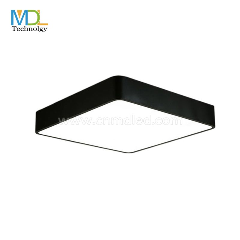 MDL Modern Black Square Ceiling Light for Office ，Bedroom， Living Room Model: MDL-CL5A