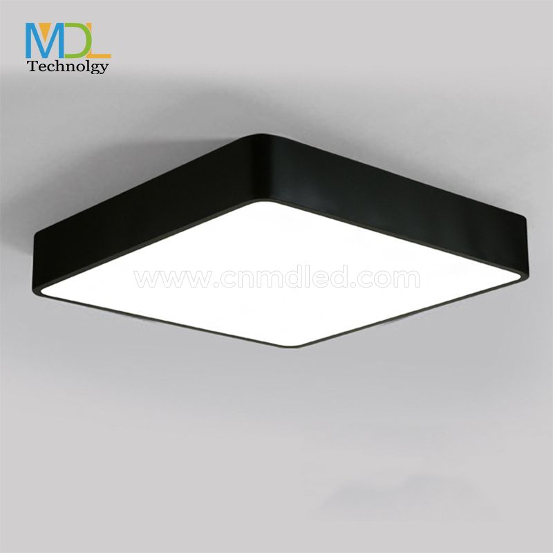 MDL Modern Black Square Ceiling Light for Office ，Bedroom， Living Room Model: MDL-CL5A