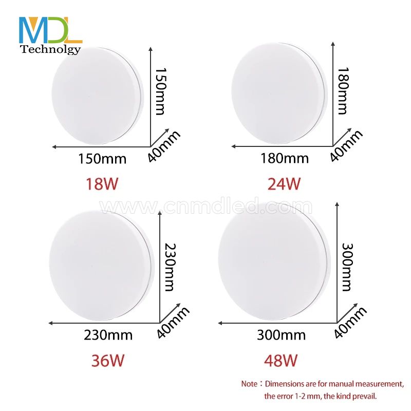 MDL IP65 Waterproof Surface Mounted Ceiling Lights Model: MDL-WCL2