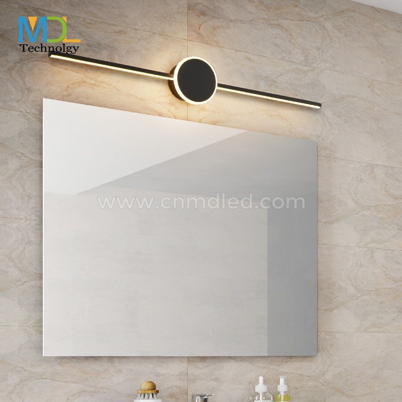 MDL Modern LED Bathroom Light Aluminum Black and Gold Vanity Lights Model: MDL- ML14