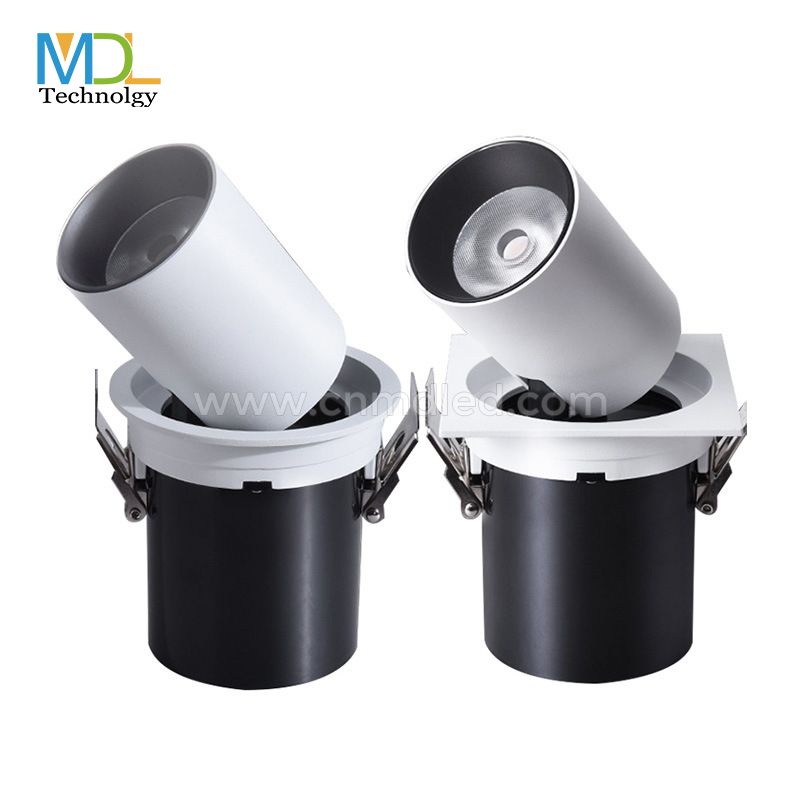 MDL Recessed Stretch Spotlight Round  COB Concealed Retractable Spotlight Model: MDL-RDL7B