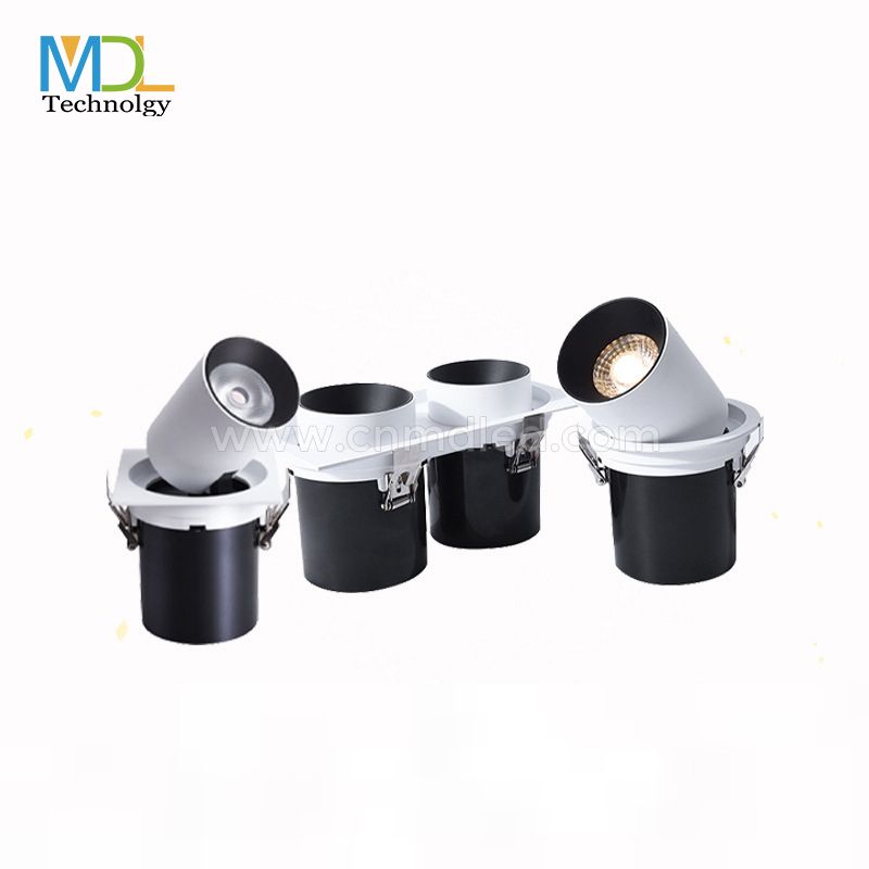 MDL Recessed Stretch Spotlight Round  COB Concealed Retractable Spotlight Model: MDL-RDL7B