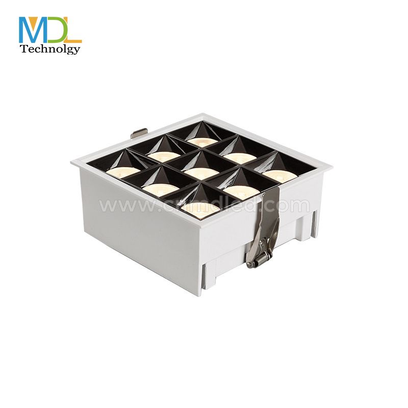 MDL Square Recessed Anti-vertigo LED Spotlight 6W 20W 40W Model: MDL-RDL8C
