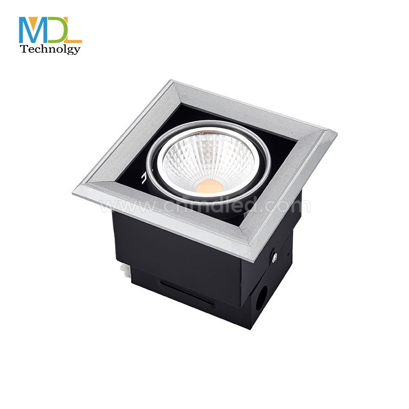 MDL Bouble-headed ceiling led rectangular super bright grid ceiling cob spotlight Model: MDL-GDL