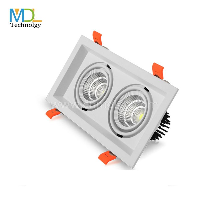 MDL Recessed LED bean gall lamp square ceiling lamp down light spotlight Model: MDL-GDL12