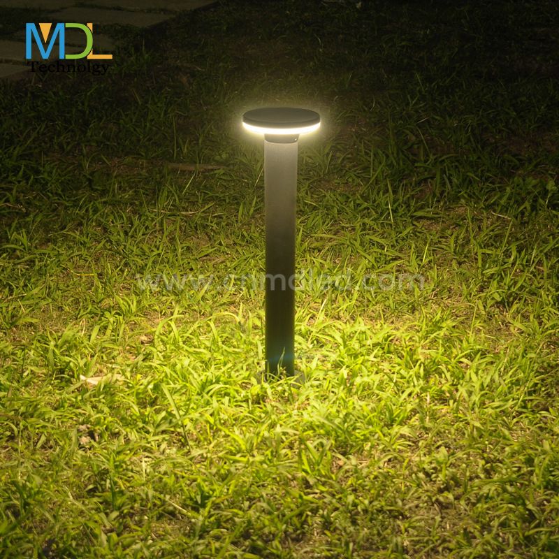 MDL 5W/9W/10W/12W Solar Lights for Home Outdoor Garden LED Waterproof Pillar Wall Gate Post Lamp with Pole Model: MDL-BLL11