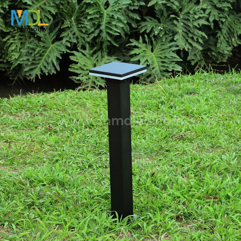 MDL 5W/9W/10W/12W Solar Lights for Home Outdoor Garden LED Waterproof Pillar Wall Gate Post Lamp with Pole Model: MDL-BLL11