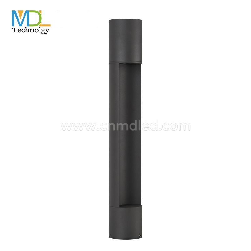MDL  H40CM 60CM 80CM 100CM 120CM Gray Body Bollard Outdoor Garden Park Driveway Light  Model: MDL-BLL17B