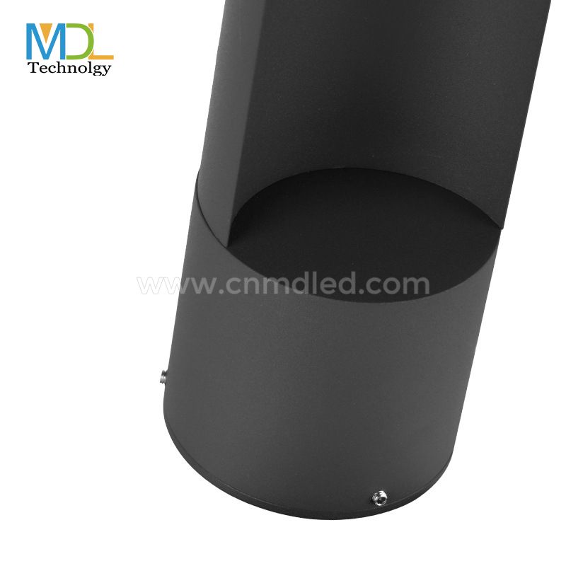 MDL  H40CM 60CM 80CM 100CM 120CM Gray Body Bollard Outdoor Garden Park Driveway Light  Model: MDL-BLL17B