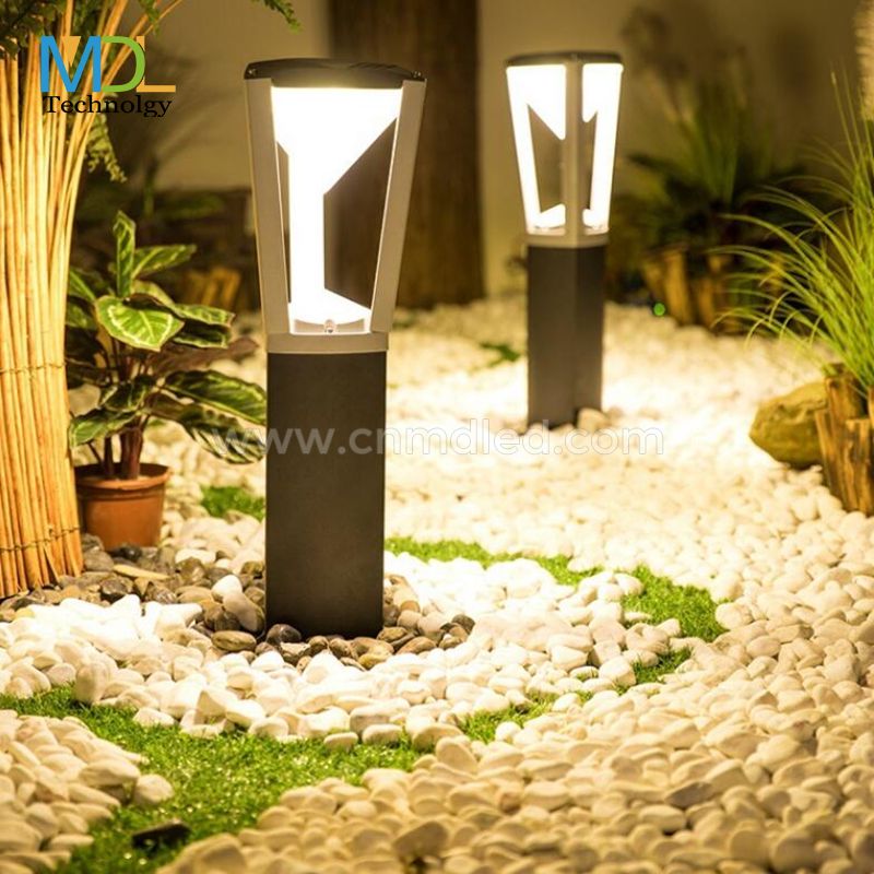 MDL LED modern minimalist diamond triangle lawn light engineering garden road lawn light Model: MDL-BLL47