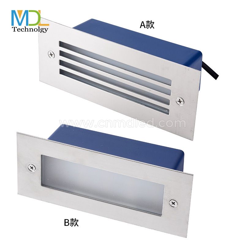 MDL 3W/4W 3000K-6500K Square LED Step Light Model: MDL-UDGL2