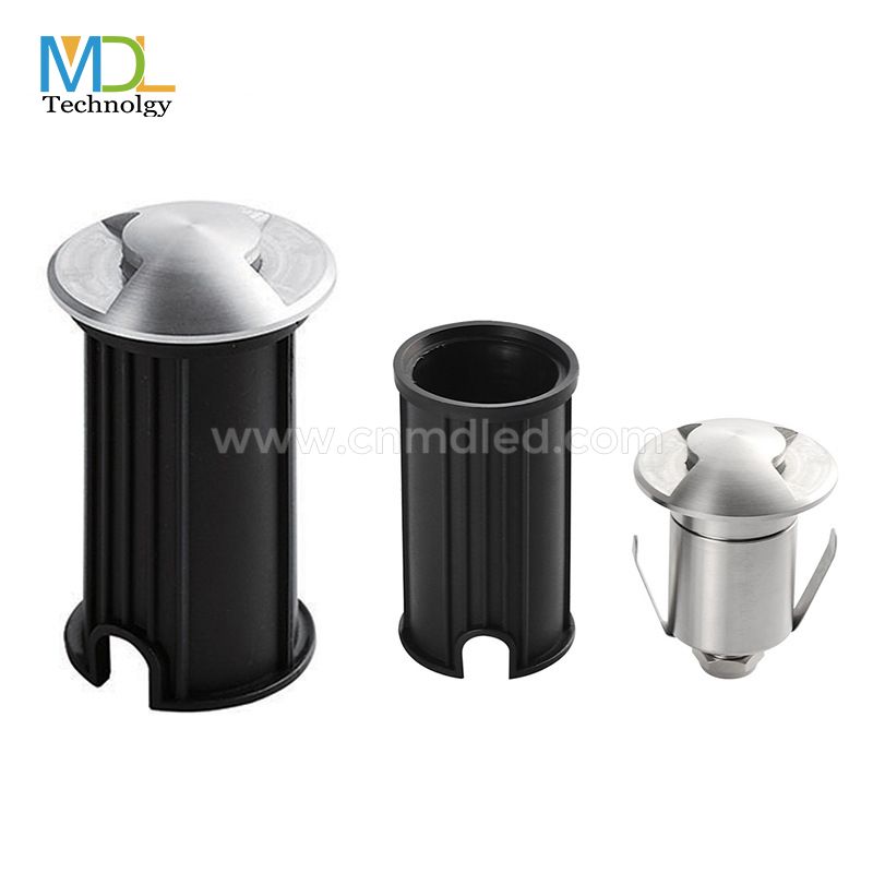 MDL Waterproof 1/2/3/4/6 Way  Recessed LED Step Light Model:MDL-UDGL4