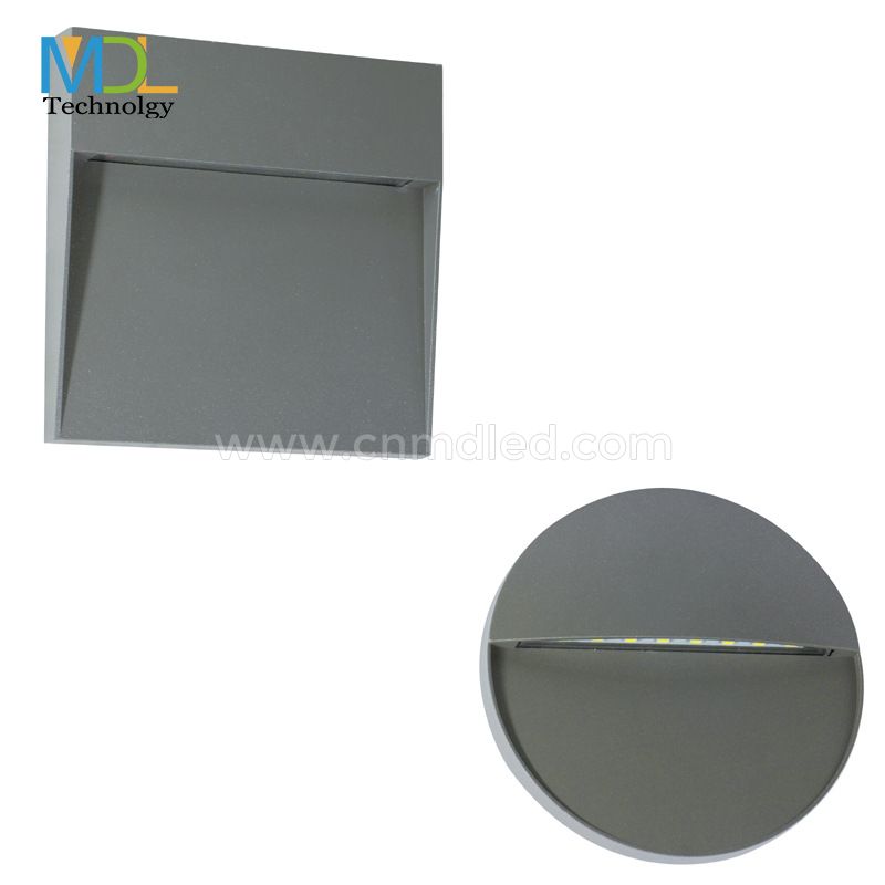 MDL Waterproof IP65 LED Step Light Surface Mount Square LED Indoor Outdoor Wall Lamp for Garden Hallway Model:MDL-UDGL22