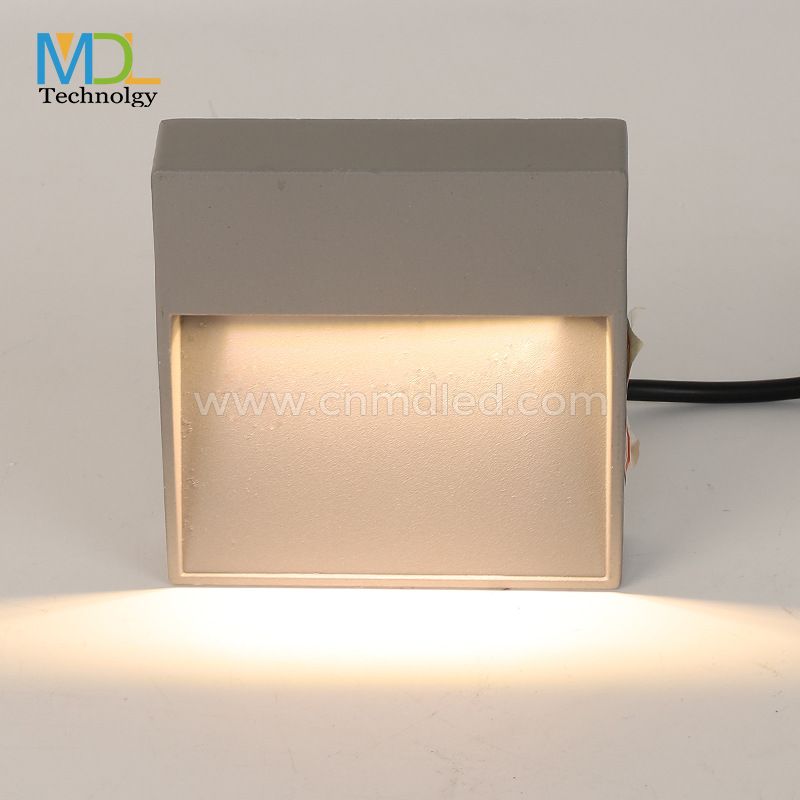 MDL Waterproof IP65 LED Step Light Surface Mount Square LED Indoor Outdoor Wall Lamp for Garden Hallway Model:MDL-UDGL22