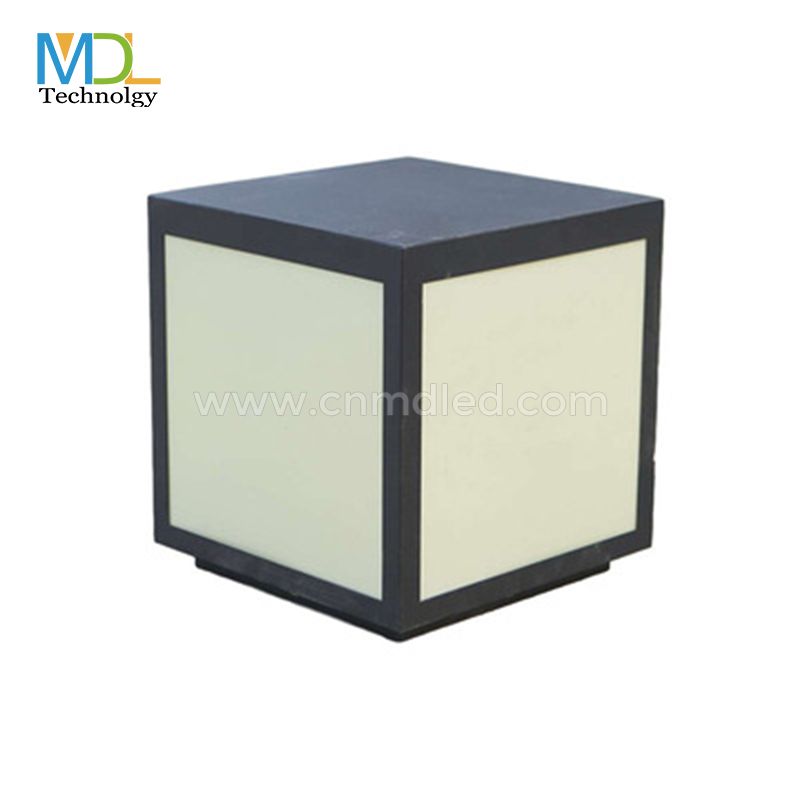MDL Modern Outdoor Column Head Lamp Wall Lamp Square Outdoor Waterproof Villa Gate Column Lamp Model: MDL-BLL36A