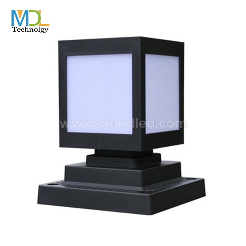 MDL Solar Column Headlight IP65 Waterproof Outdoor Wall Light Fence Light Model: MDL-BLL33B