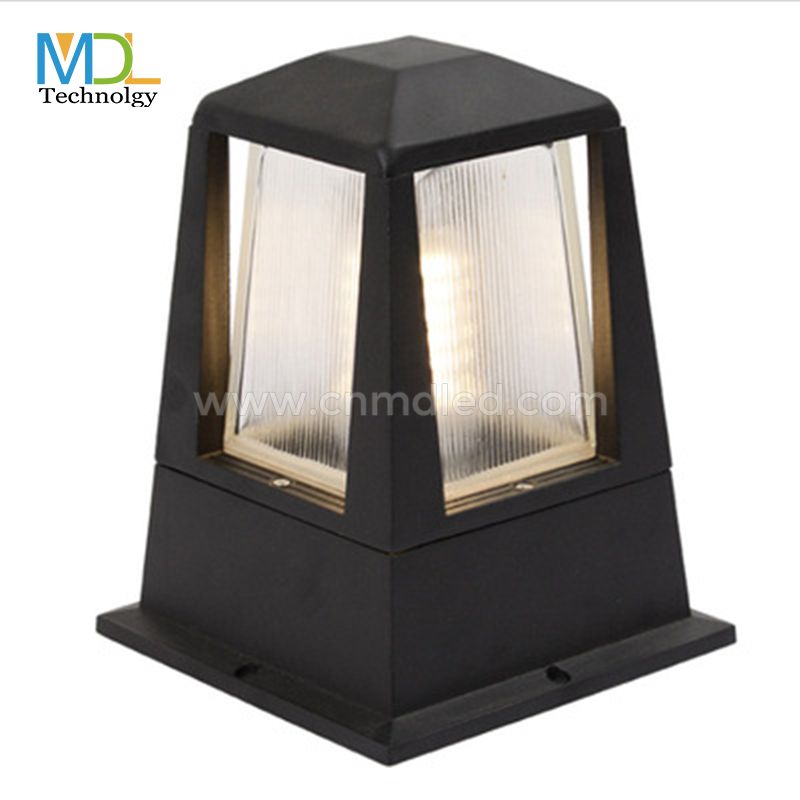 MDL Simple Quartet Aluminum Door Wall Lamp Wall Lamp Chinese Classical Column Garden Lamp Model: MDL-BLL32