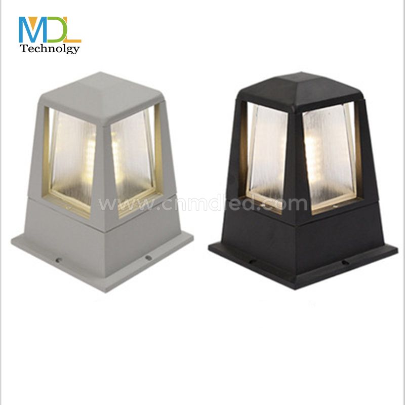 MDL Simple Quartet Aluminum Door Wall Lamp Wall Lamp Chinese Classical Column Garden Lamp Model: MDL-BLL32