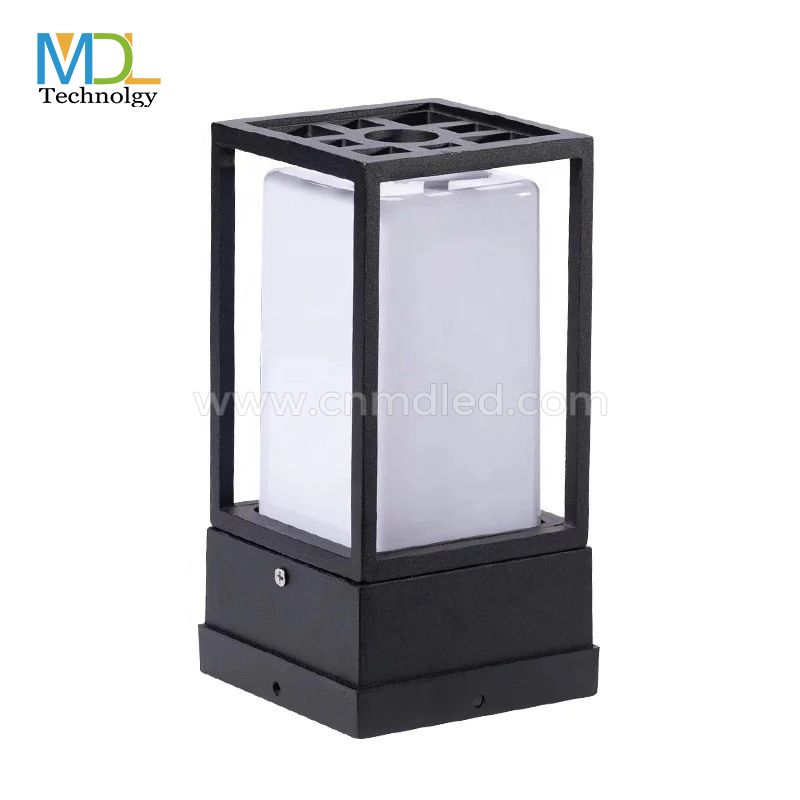 MDL Square Led Column Lamp Modern Decking Patio Lighting Waterproof Villa Led Wall Post Pillar Light Model: MDL-BLL68
