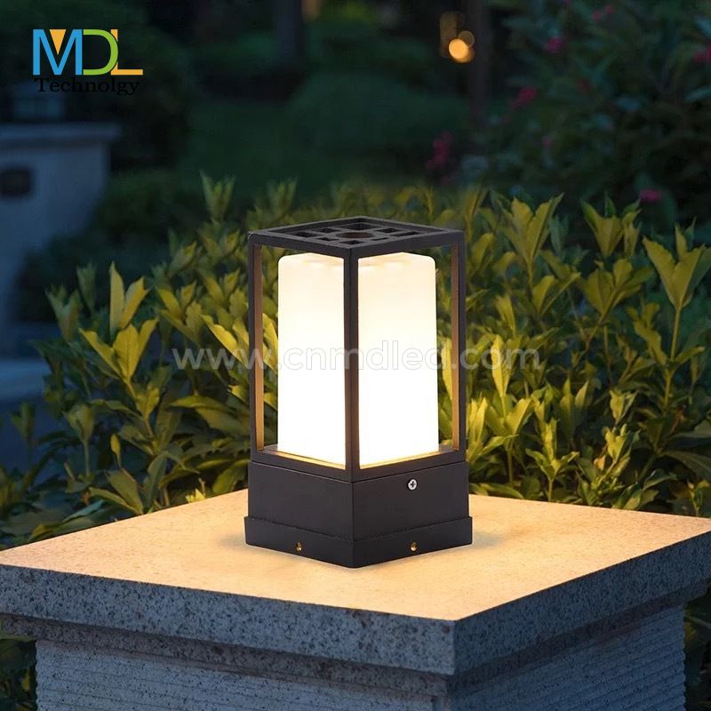 MDL Square Led Column Lamp Modern Decking Patio Lighting Waterproof Villa Led Wall Post Pillar Light Model: MDL-BLL68
