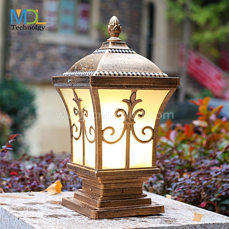 MDL Column Head Lamp Outdoor Fence Garden Lamp Door Post Lamp Villa Courtyard Wall Lamp Model: MDL-BLL37