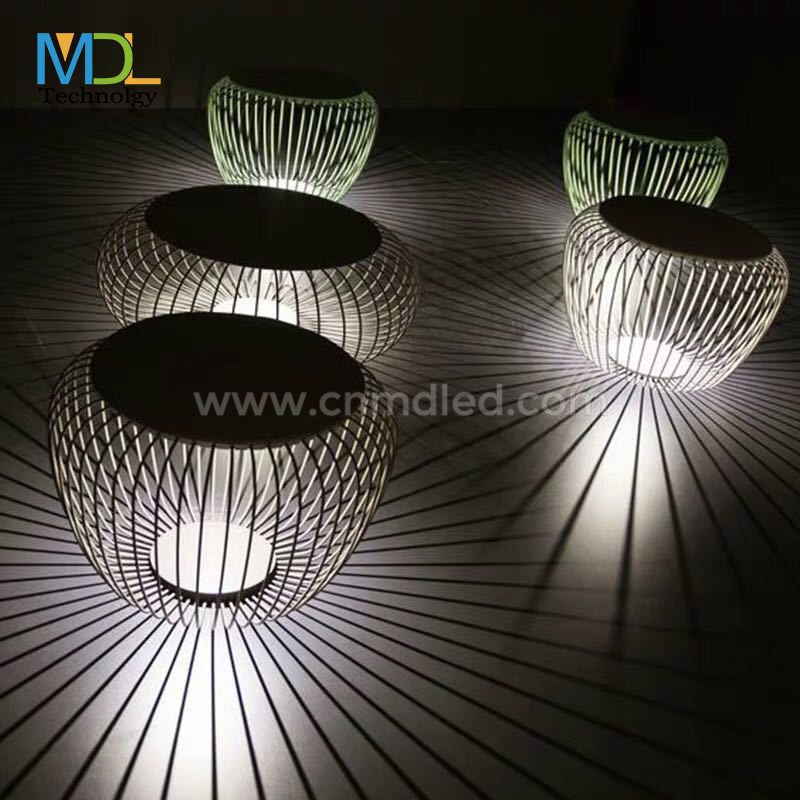 MDL LED Modern Outdoor Lanterns Floor Lamp Landscape Lighting Garden Lights for Lawn Balcony Model: MDL-BLL20