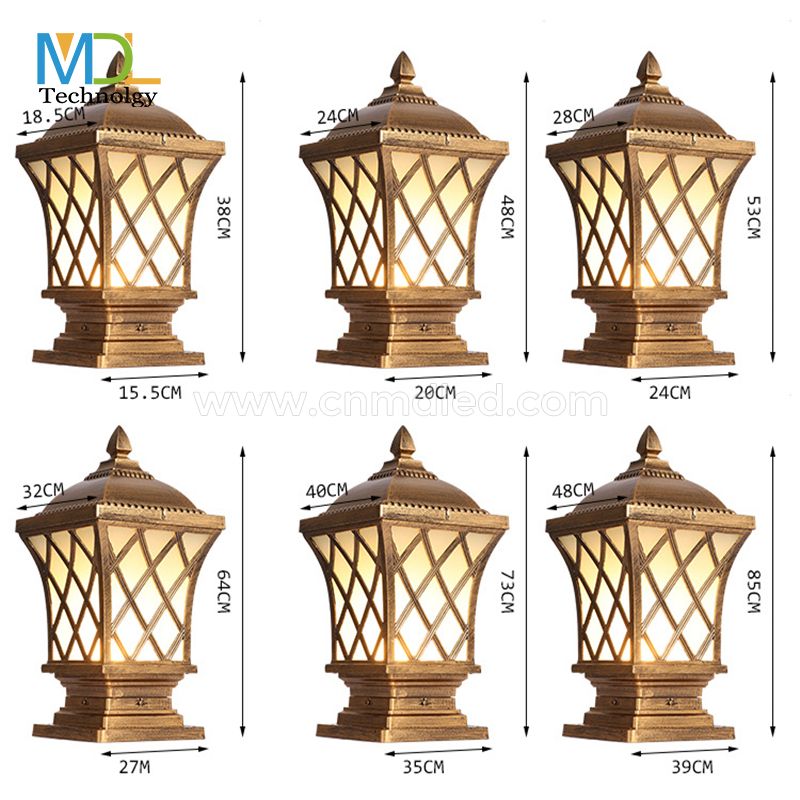 MDL European style column head lamp fishing net wall lamp Model: MDL-BLL38